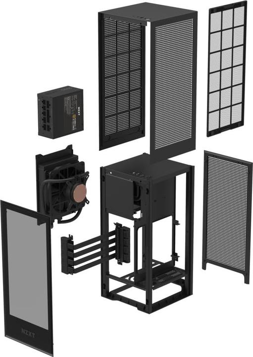 Image du produit NZXT H1 - Black Matte (2021) (Mini-ITX)