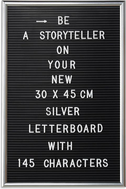 Produktbild Relaxdays Letterboard (Wandtafel, 30 x 2 x 45 cm)