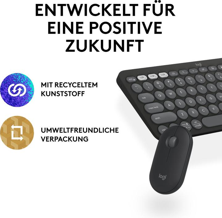 Produktbild Logitech Pebble 2 Combo (DE, Kabellos)