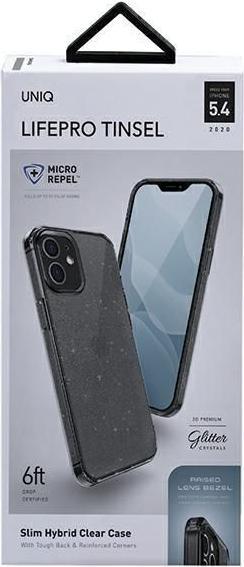 Image du produit Uniq Étui unique LifePro Tinsel iPhone 12 mini 5.4 quot  black (Apple iPhone 12 mini)