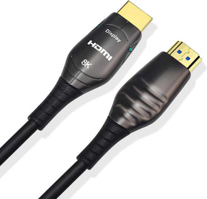 Image du produit Audiolab Câble HDMI fibre optique 8K/60Hz, 10m, noir (10 m, HDMI)