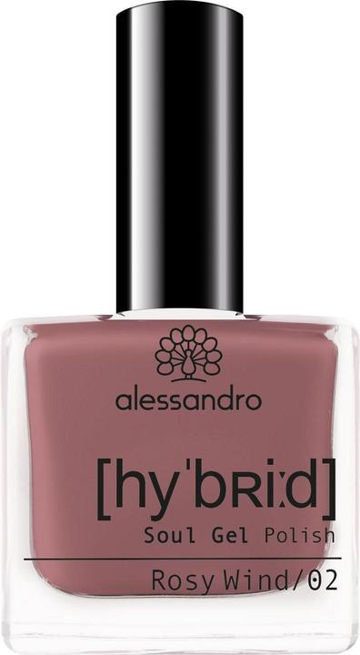 Immagine prodotto Alessandro Smalto per unghie Hybrid 105 Rosy Wind (105 Vento di rosa, Smalto per unghie effetto gel)