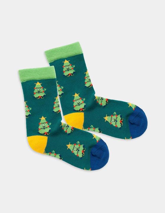 Actual product image DillySocks Lil Happy Tree (Single pack, 23 - 26)