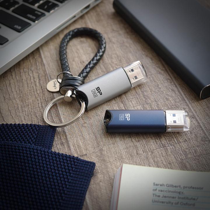 Productafbeelding Silicon Power geheugen USB Marvel M02 128GB USB 3.0 Blauw (128 GB)
