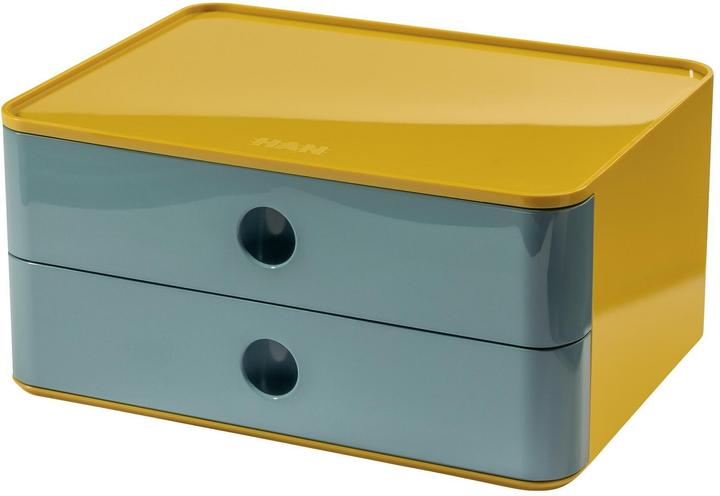 Image du produit Han Schubladenbox Allison Smart-Box Plus 2 Schubladen, Blau