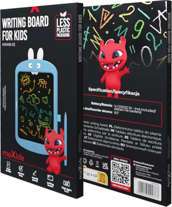 Productafbeelding Maxlife schrijfbord voor kinderen MXWB-02 blauw
