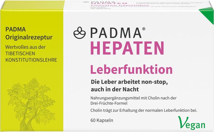 Nutritional values and ingredients Padma Hepaten (60 Piece, Capsules, 60 g)