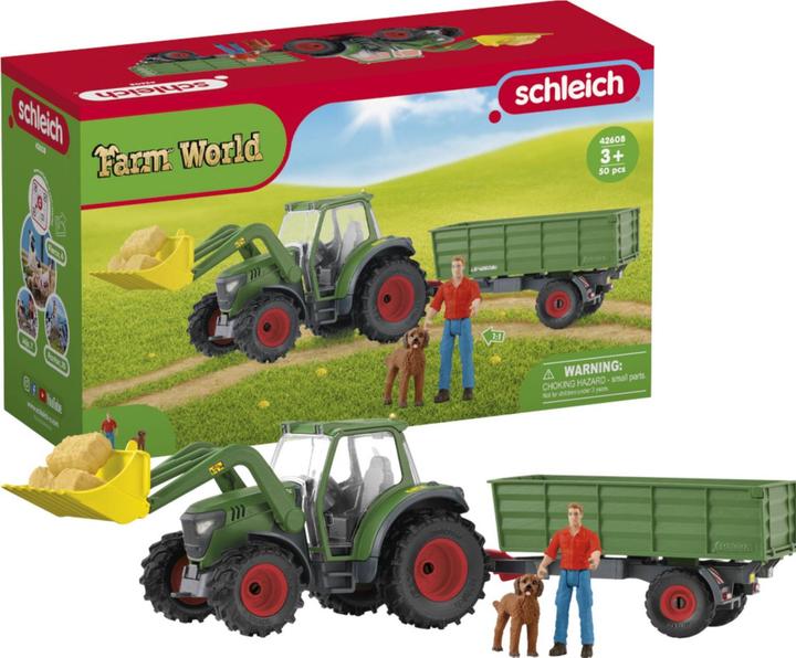 Produktbild Schleich Traktor mit Anhänger