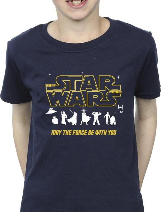 Immagine prodotto Star Wars Silhouettes Force Maglietta Ragazzi (140, 146)