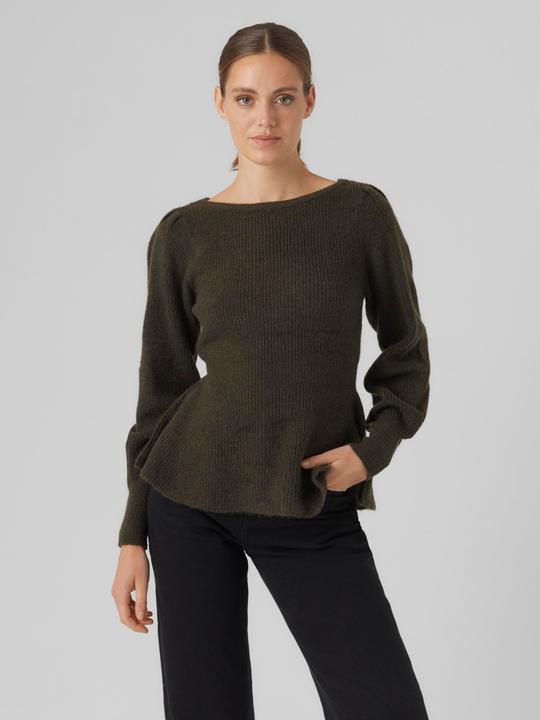 Immagine prodotto Vero Moda VMFLAVOUR LS PEPLUM PULLOVER GA EXC Maglione lavorato a maglia (XS)