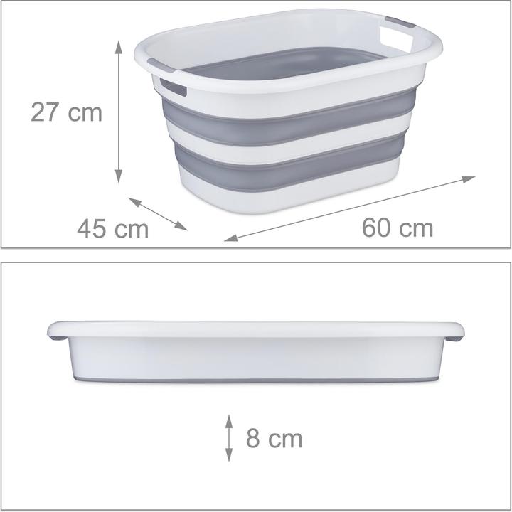 Actual product image Relaxdays Laundry basket (35 l)