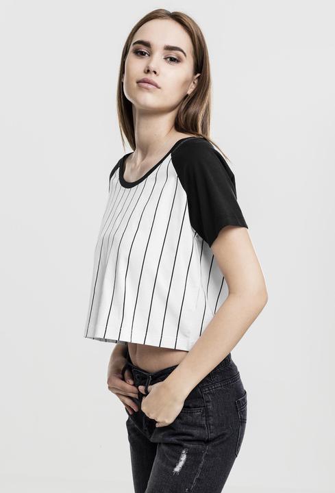 Actual product image Urban Classics Ladies Cropped Baseball Tee (M)