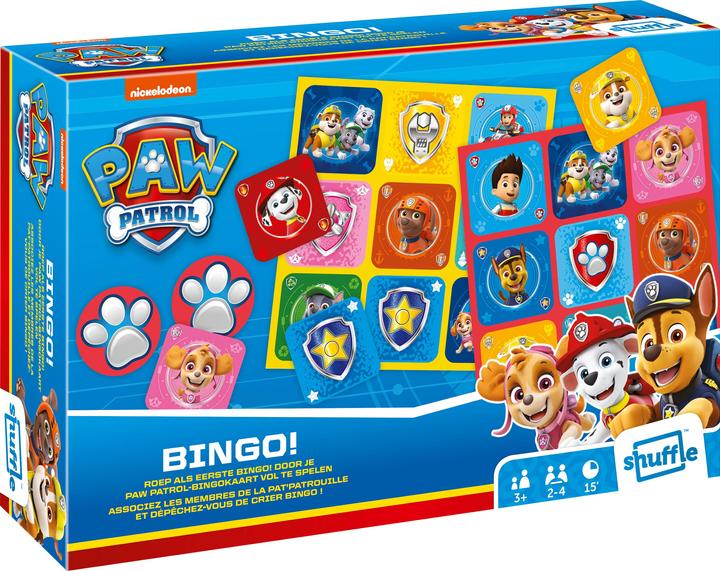 Actual product image Cartamundi "Card World Shuffle" – "Paw Patrol Bingo"! (Polish)