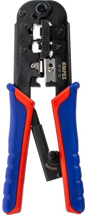 Productafbeelding Knipex Krimptang voor Westernstekkers 97 51 10 (190 mm)