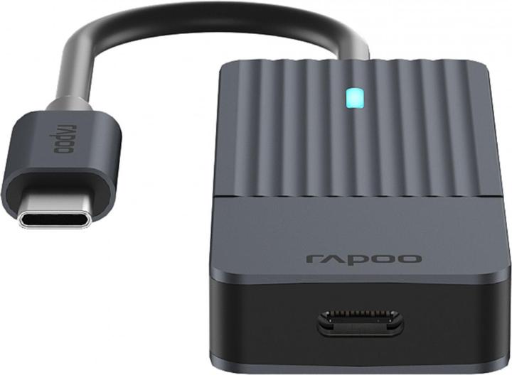 Immagine prodotto Rapoo Hub USB-C, da USB-C a USB-C, grigio (USB-C, 4 Porti)