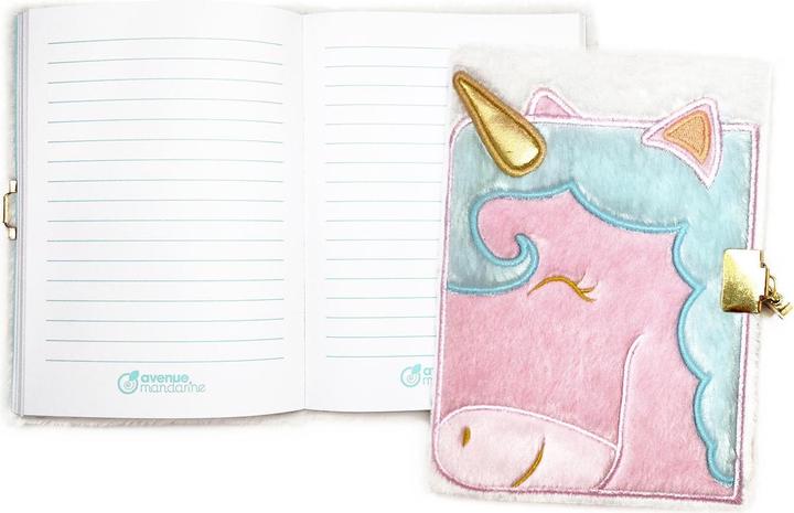 Immagine prodotto Avenue Mandarine Diario Mandarino peluche (12,5 x 17 cm, Righe, Copertina rigida)