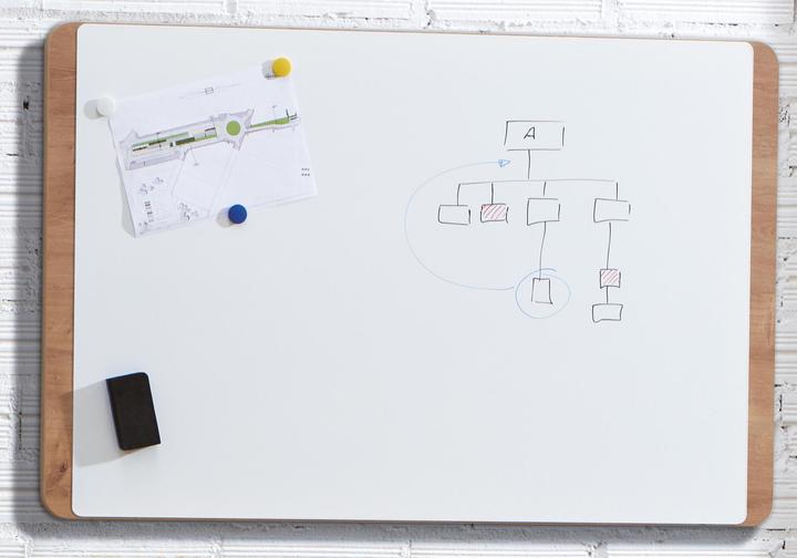 Produktbild Berec Whiteboard Holz (100 x 150 cm)