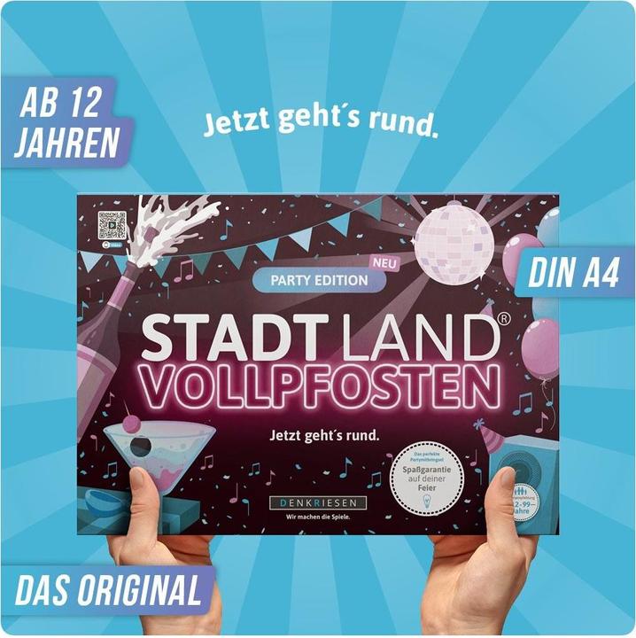 Produktbild Denkriesen Stadt Land Vollpfosten Party Edition (Deutsch)