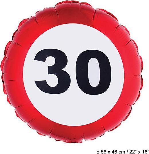 Produktbild Espa Folienballon Verkehrsschild 30. Geburtstag (1 x)