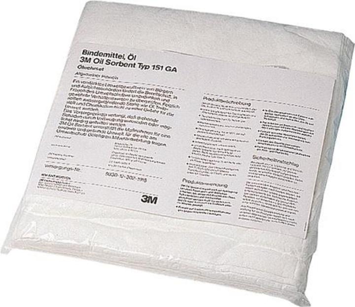 Produktbild 3M Ölbindevlies T 151GA Länge 45 cm Breite 45 cm 20 Tücher