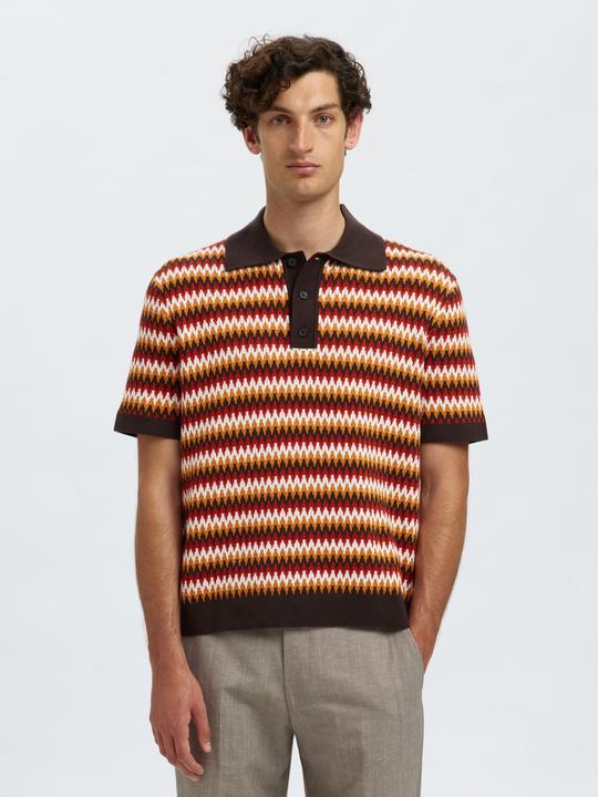 Actual product image Selected Homme Kurzärmeliges Polohemd aus Strick (L)