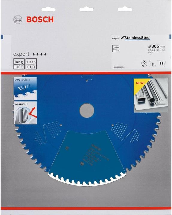 Produktbild Bosch Professional Zubehör Kreissägeblatt Expert for Stainless Steel, 305 x 25,4 x 2,5 x 80