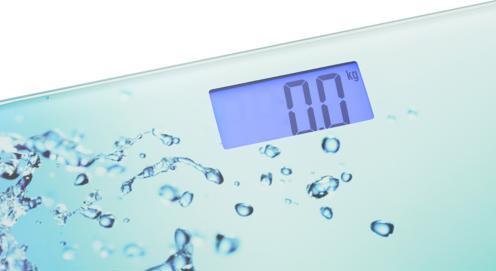 Actual product image Camry MS 8156 Square Blue, Multicolour Mechanical personal scale (150 kg)