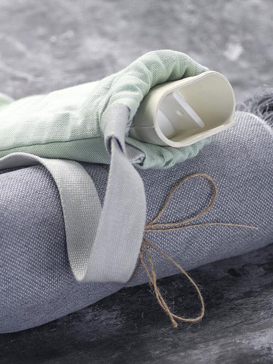 Actual product image Yuyu Bottle Wärmeflasche Bottle Linen Mint (1 l)