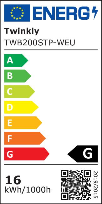 Energy Label Twinkly Splash (0.40 m)