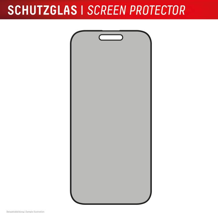 Image du produit Displex Privacy Glass, Privacy Full Cover Panzerglas (1 pièce(s), Apple iPhone 16 Plus)