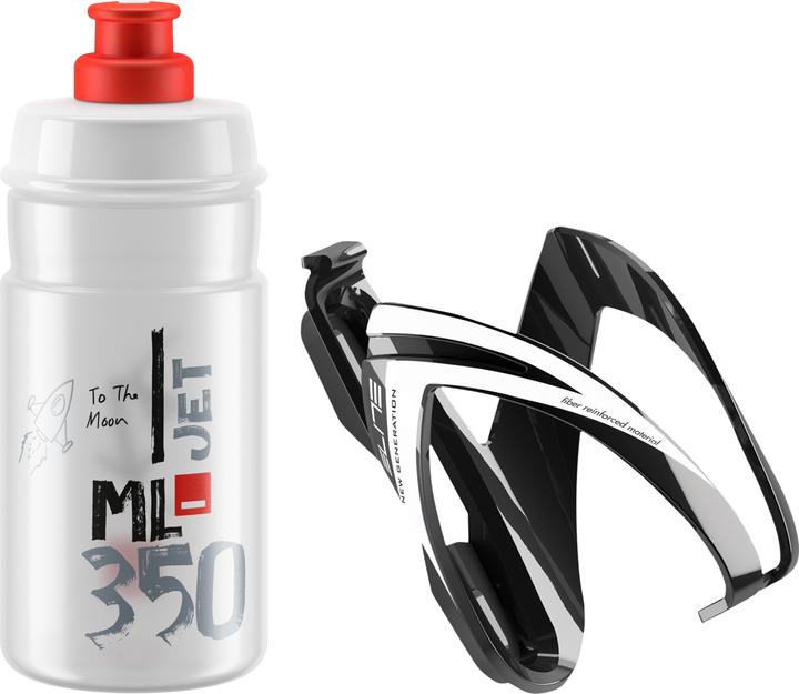 Productafbeelding Elite Kit Ceo voor kinderen zwart glanzend Jet 350ml transparant rood