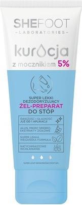 Produktbild SHE s.r.l. Shefoot Laboratories Deodorizing Foot Gel-Preparation with Urea 5% 75ml (Fussbad, 75 ml)