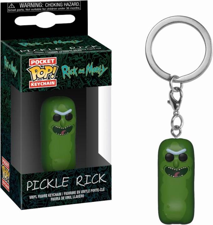 Actual product image Funko POP! pocket Rick and Morty: Pickle Rick