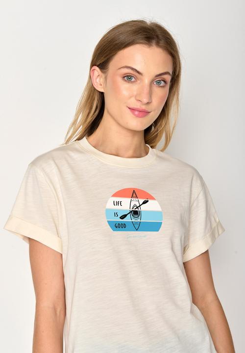 Actual product image Greenbomb Women's Nature Good Life Stop T-Shirt (M)