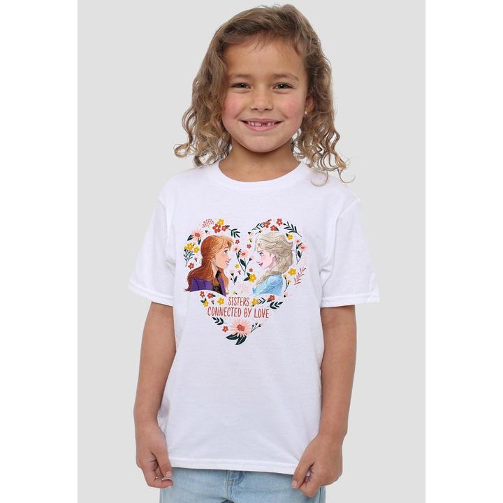 Immagine prodotto Disney Frozen Sisters Connected By Love TShirt Valentinstag (128)