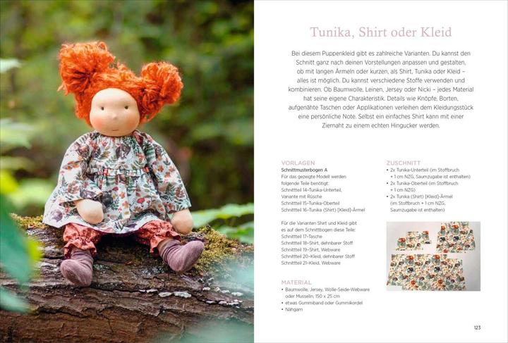 Produktbild Handgemachte Puppen im Waldorf-Stil (Deutsch, Kristin Wünsch, 2023)