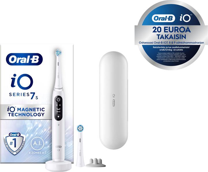 Image du produit Oral-B Eltandbørste iO7S Blanc (Brosse à dents oscillo-rotative)