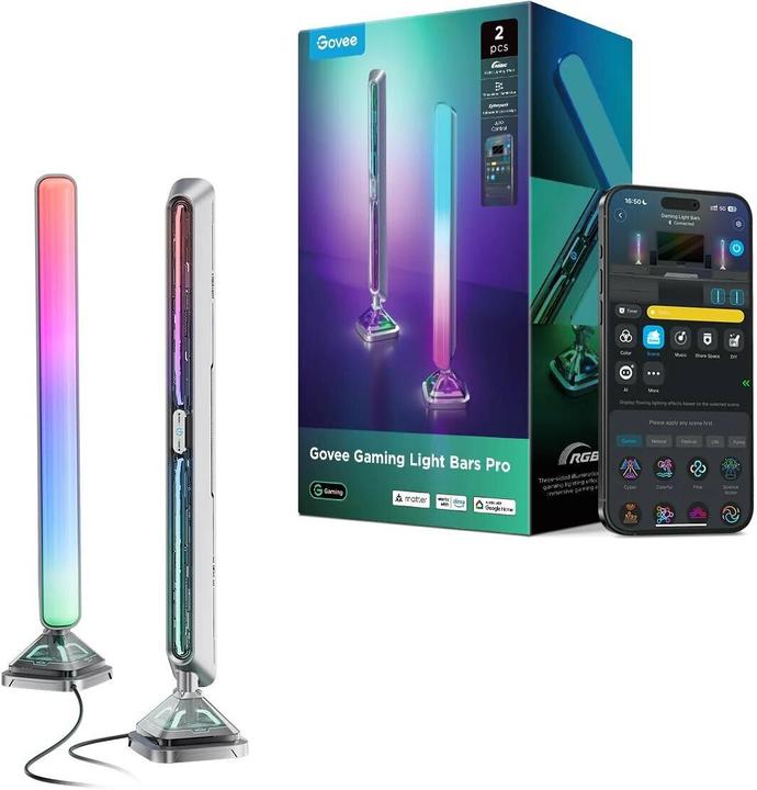 Actual product image Govee Smart Gaming Light Bars Pro (RGBIC, 44 cm, Indoor)