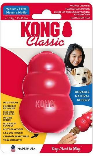 Produktbild KONG Classic (Apportieren, Futterspielzeug Hund, Kauspielzeug Hund)