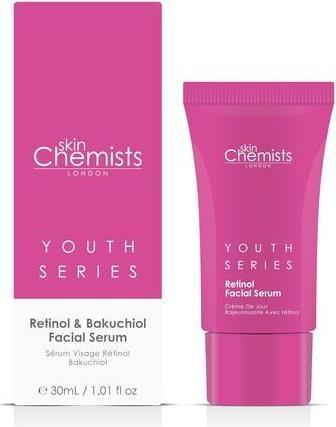 Actual product image SkinChemists Retinol Bakuchiol Facial Serum with Hyaluronic Acid Advanced Anti-Aging Formula 30ml (30 ml)
