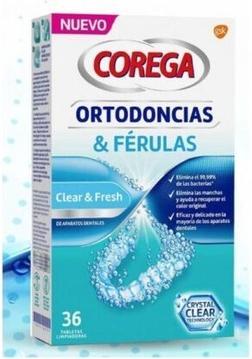 Actual product image Corega Orthodontics & Splint 36 Tablets Denture Cleaning Effervescent