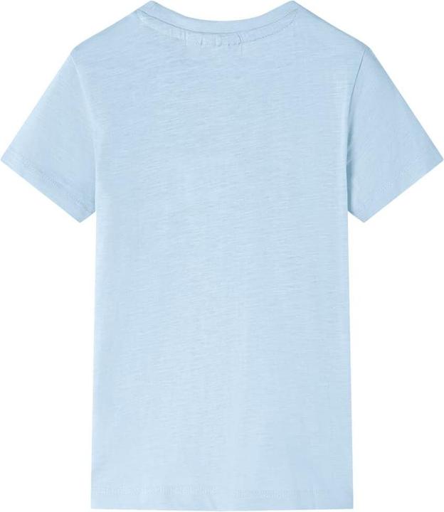Immagine prodotto VidaXL Maglietta da bambino azzurro 116,Materiale: 100 % cotone,Colore (116)