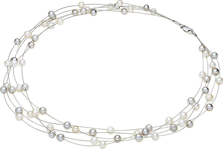 Image du produit Valero Pearls Femme argent sterling perle d'eau douce de culture argent 43,0 cm - 2888 (Argent Sterling, 43 cm)