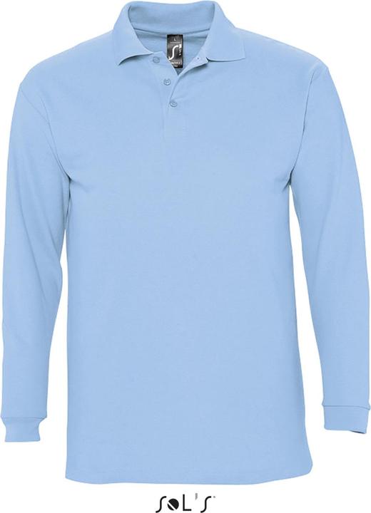 sky blue piqué