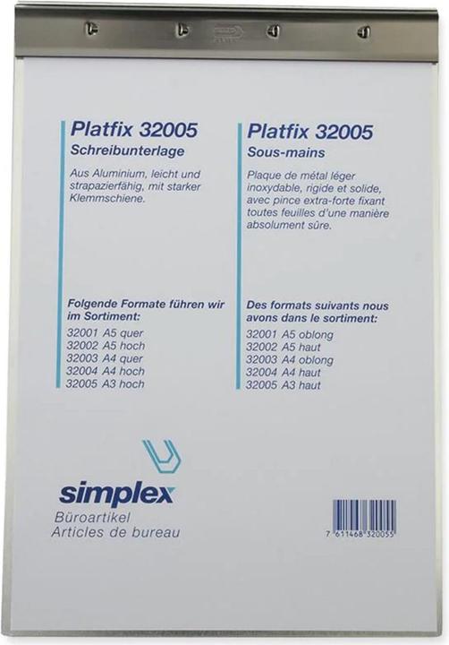 Actual product image Simplex Platfix (30 x 44 cm)