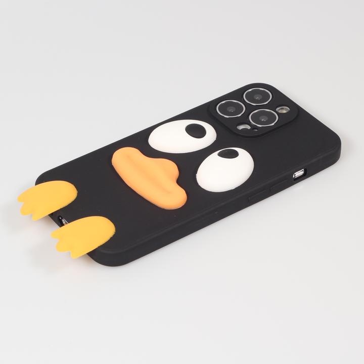 Produktbild PhoneLook Hülle 3D-Silikon Ente (Apple iPhone 13 Pro)