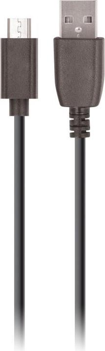 Produktbild Maxlife Kabel USB - microUSB 1,0 m 2A schwarz (1 m)