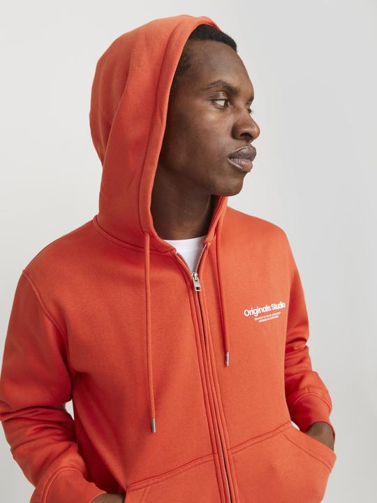 Actual product image Jack & Jones Printed hooded jumper with zip hooded jacket (S)