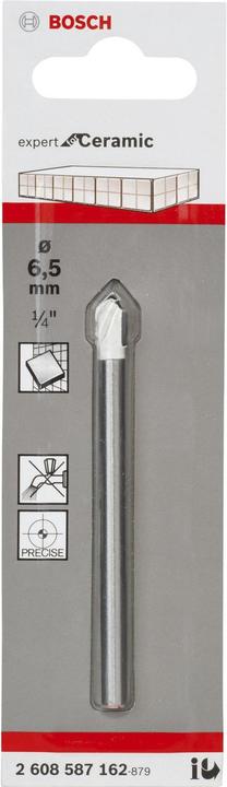 Actual product image Bosch Professional Zubehör Tile drill CYL-9 Ceramic, 6.5 x 80 mm (6.5 mm)