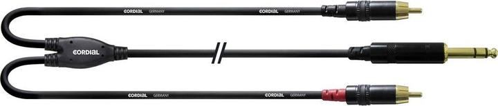 Actual product image Cordial Cfy 3 Vcc (3 m, Cinch, 6.3mm jack)